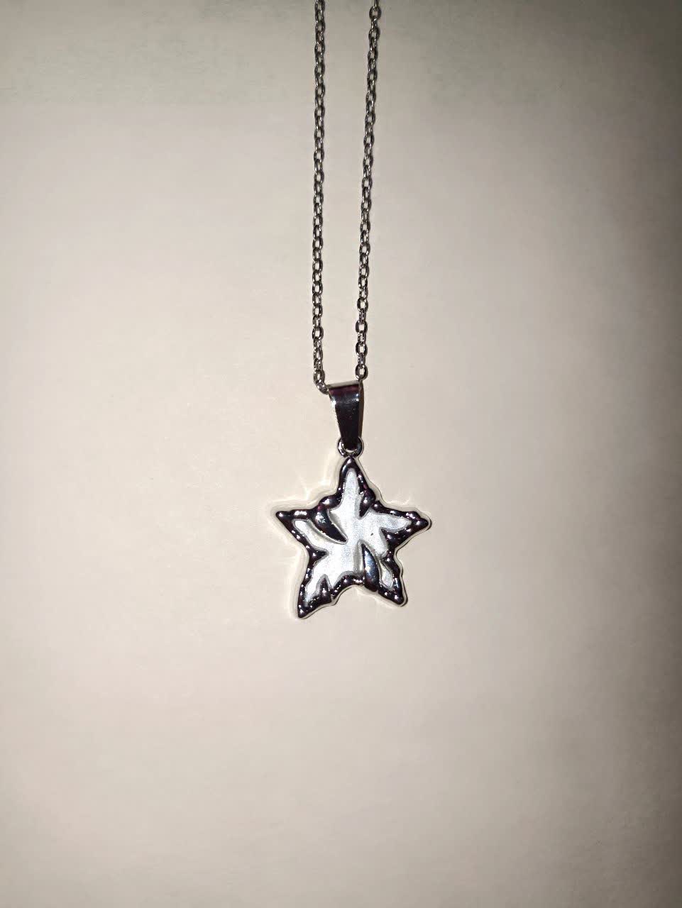 گردنبند ستاره توپر